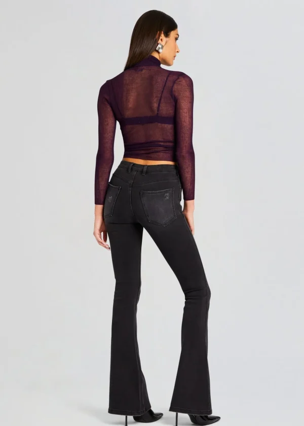 Denim*Retrofete Demi Mid Rise Jean Midnight Terry