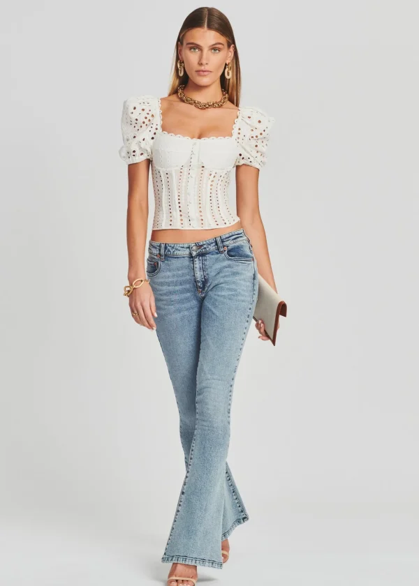 Bottoms*Retrofete Demi Mid Rise Jean Sorrento