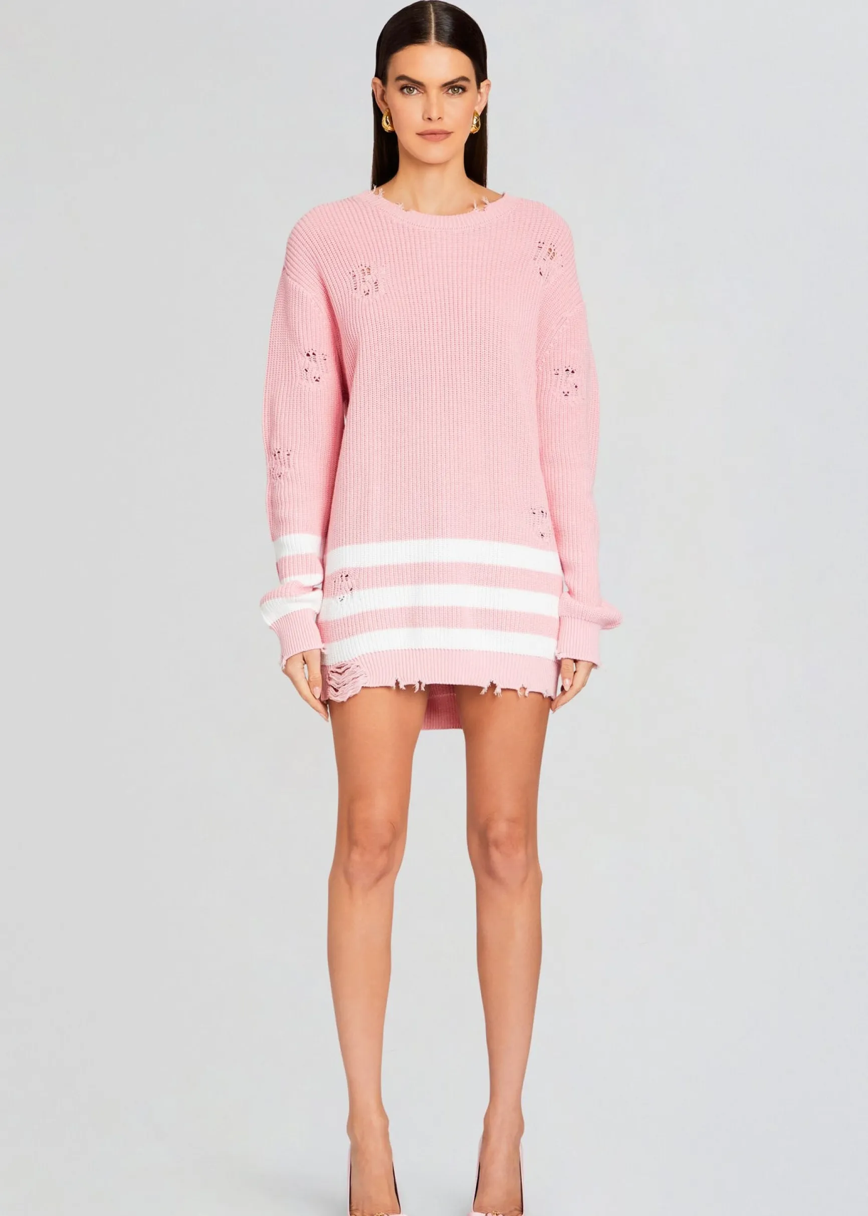 devin_sweater_0-11.webp Dresses*Retrofete Devin Sweater Baby Pink/White