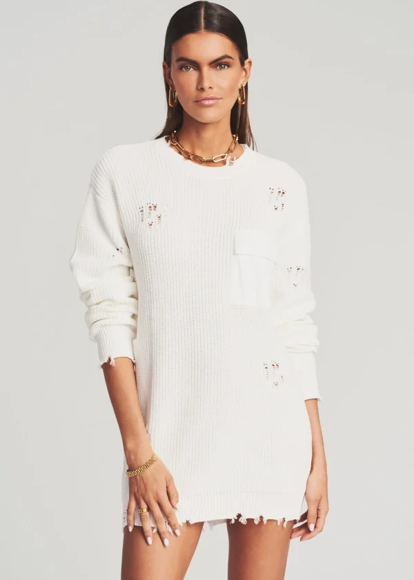 Honeymoon Looks*Retrofete Devin Sweater White