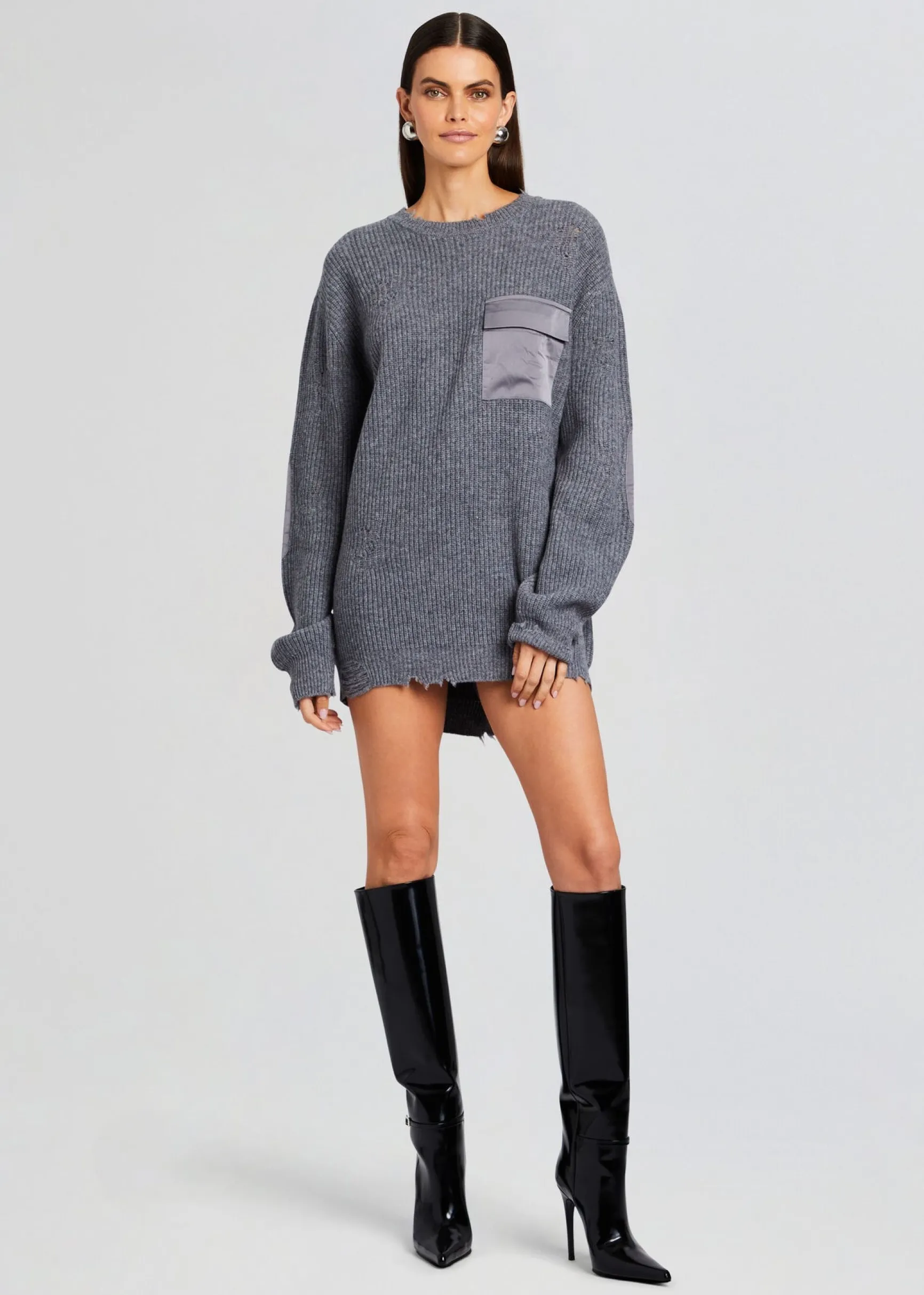 devin_wool_sweater_0.webp Dresses*Retrofete Devin Wool Sweater Wool Pewter