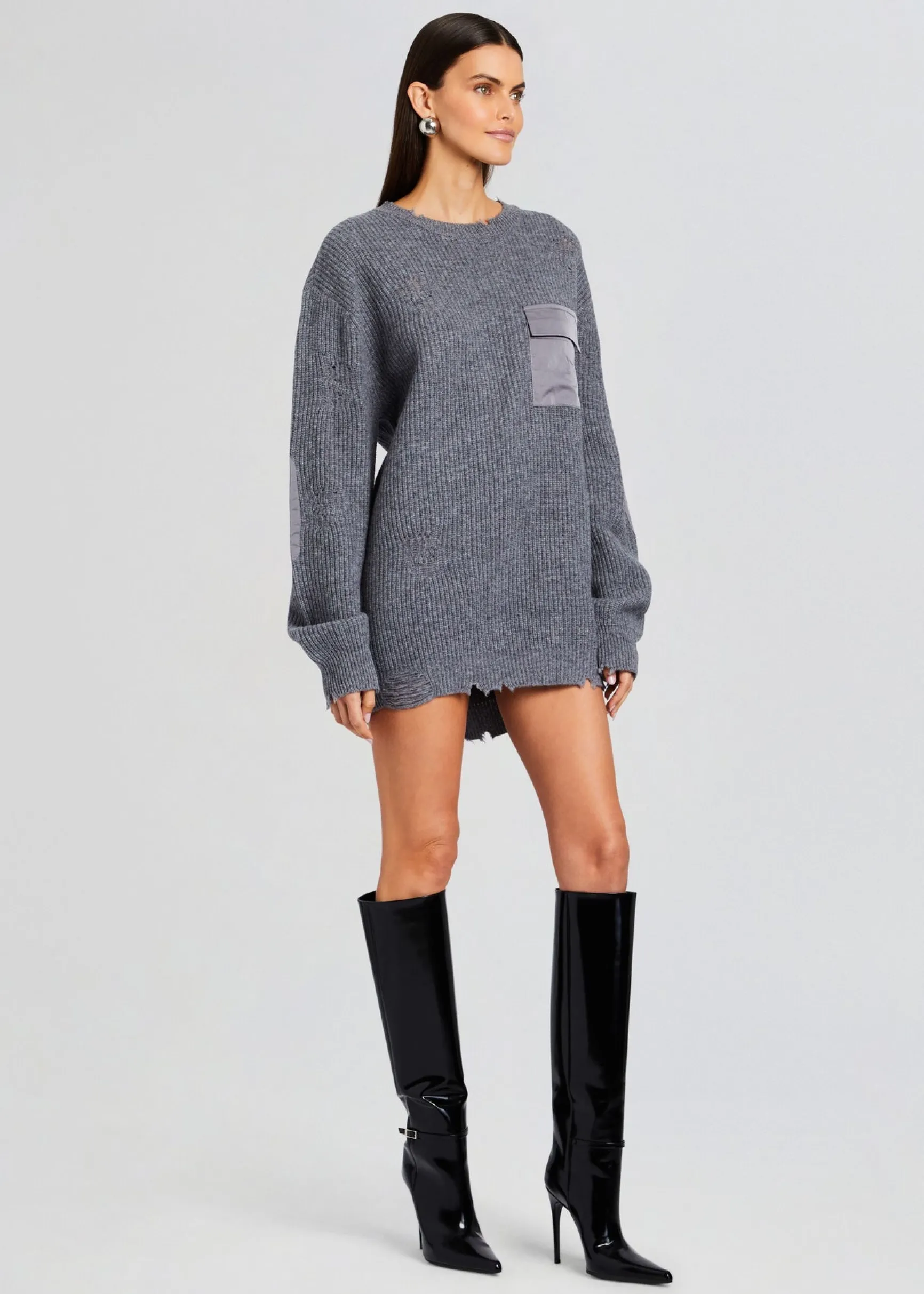 devin_wool_sweater_2.webp Dresses*Retrofete Devin Wool Sweater Wool Pewter
