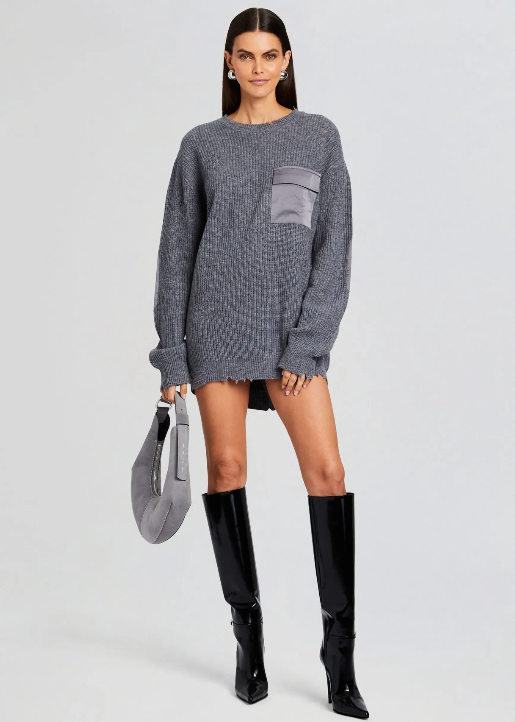 devin_wool_sweater_4.webp Dresses*Retrofete Devin Wool Sweater Wool Pewter