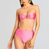 Resort '24*Retrofete Dia Bikini Top Rose Blossom