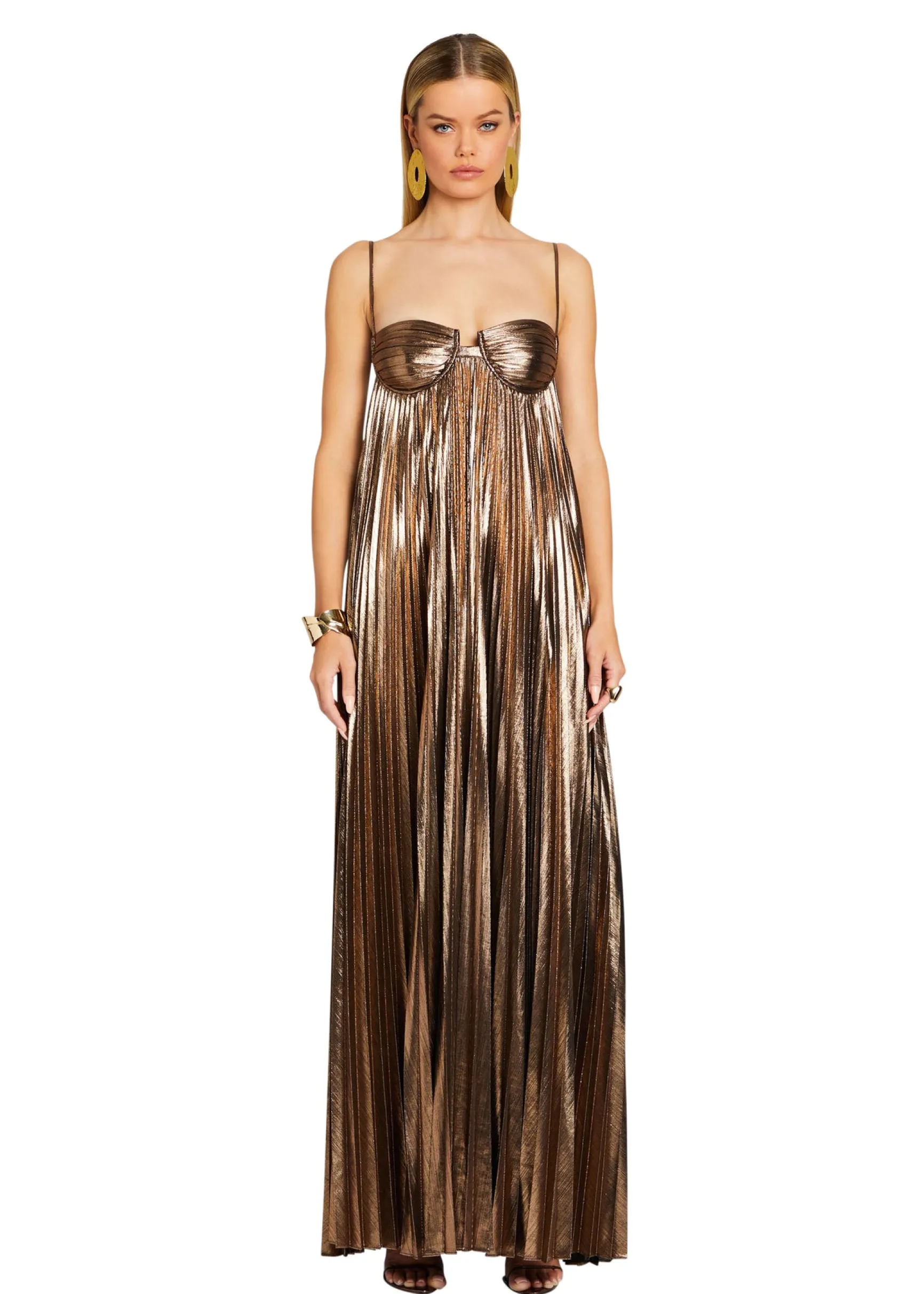 diana_dress_0-9.webp Dresses*Retrofete Diana Dress Metallic Bronze