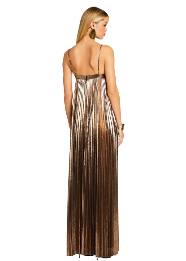 Dresses*Retrofete Diana Dress Metallic Bronze