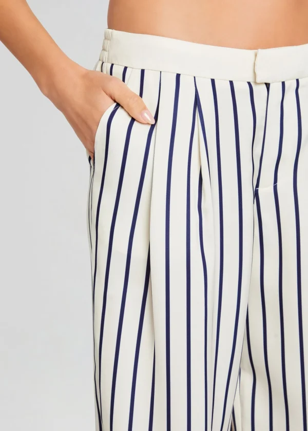 Business Chic*Retrofete Dixon Pant Navy/ Ivory Stripe