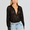 Resort '24*Retrofete Donney Bodysuit Black Sham