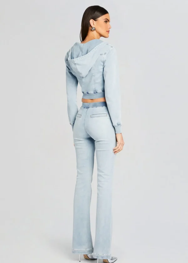 Resort '24*Retrofete Edith Terry Cropped Hoodie Skylight Terry