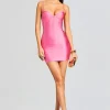 Mini*Retrofete Eliana Lycra Mini Dress Rose Blossom