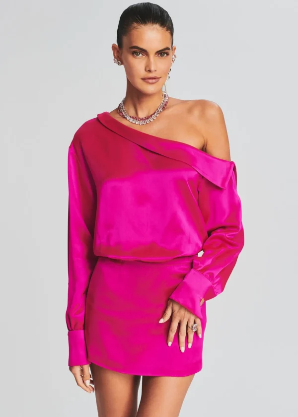 RETROFÊTE*Retrofete Elio Dress Neon Pink