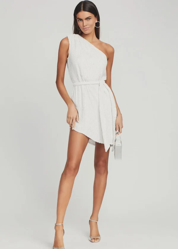 Rehearsal Dinner*Retrofete Ella Sequin Dress Moonglow White