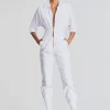 Best Sellers*Retrofete Ellis Jumpsuit Optic White