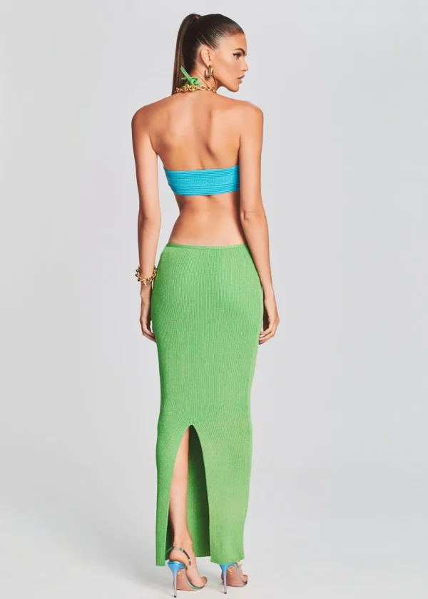 Honeymoon Looks*Retrofete Eloisa Dress Green/Blue