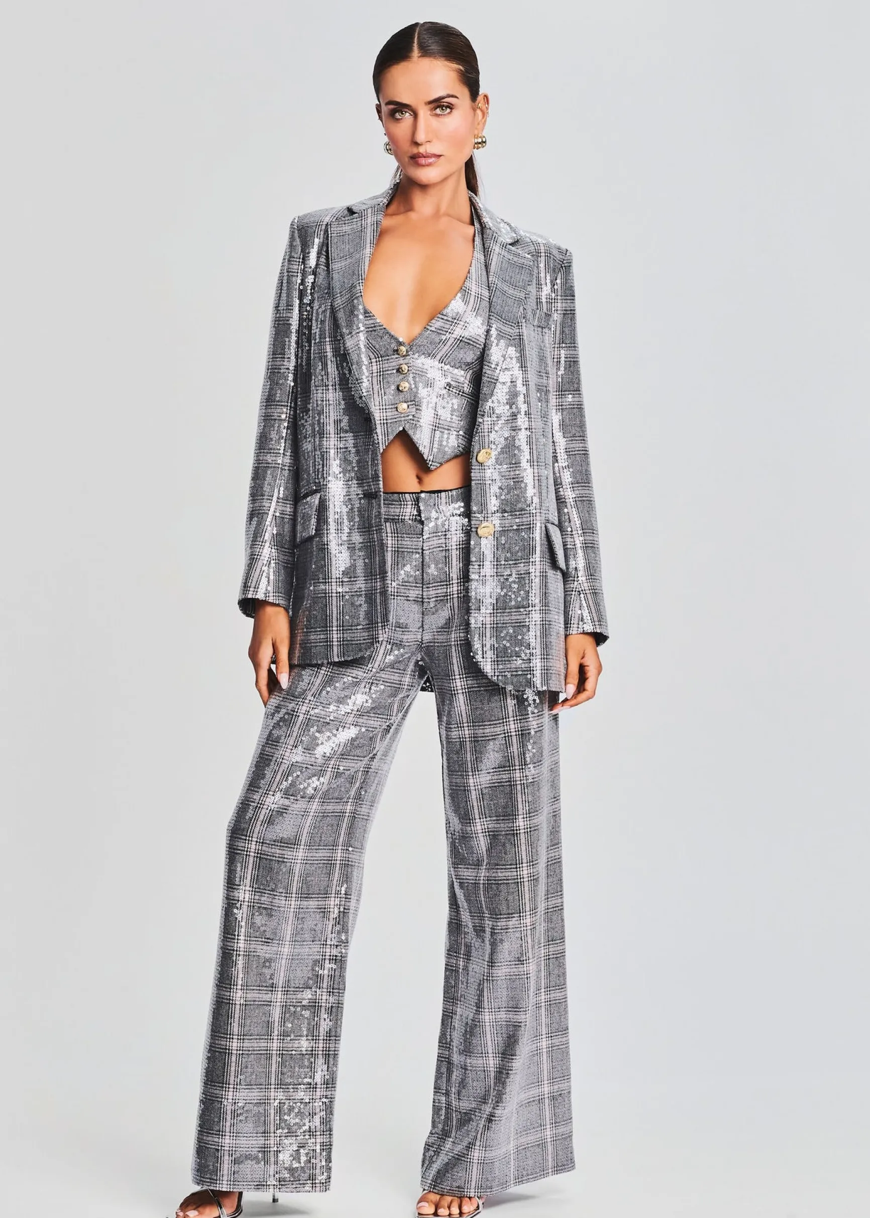 enid_sequin_blazer_4.webp Business Chic*Retrofete Enid Sequin Blazer Grey Plaid