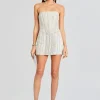 Bachelorette Party*Retrofete Esmeray Embellished Dress White