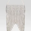 Final Touches*Retrofete Estel Medium Pearl Fringe Bag White Pearl