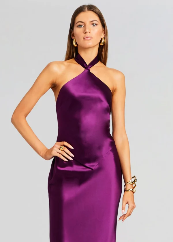 Dresses*Retrofete Ester Dress Eggplant