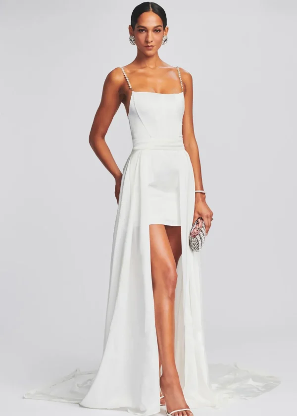 Bachelorette Party*Retrofete Evalina Dress White