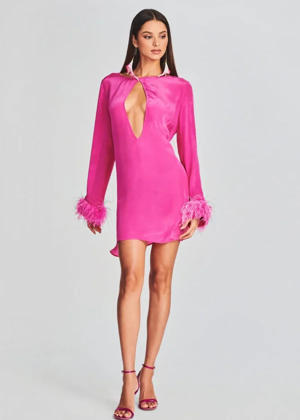 Swim*Retrofete Eve Mini Dress Hot Pink