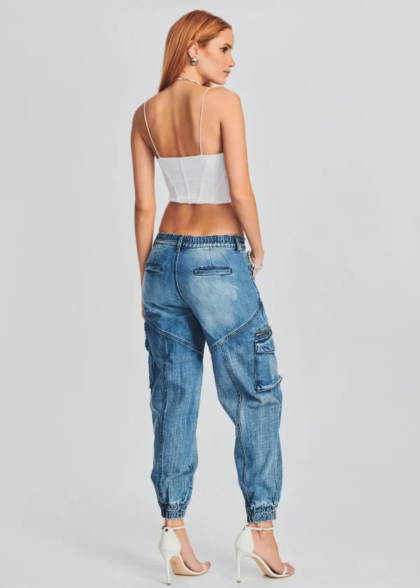 RETROFÊTE*Retrofete Everette Cargo Pant Sea