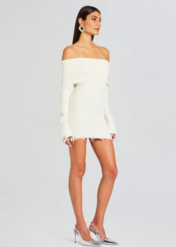 Spring Knits*Retrofete Everleigh Dress Winter White