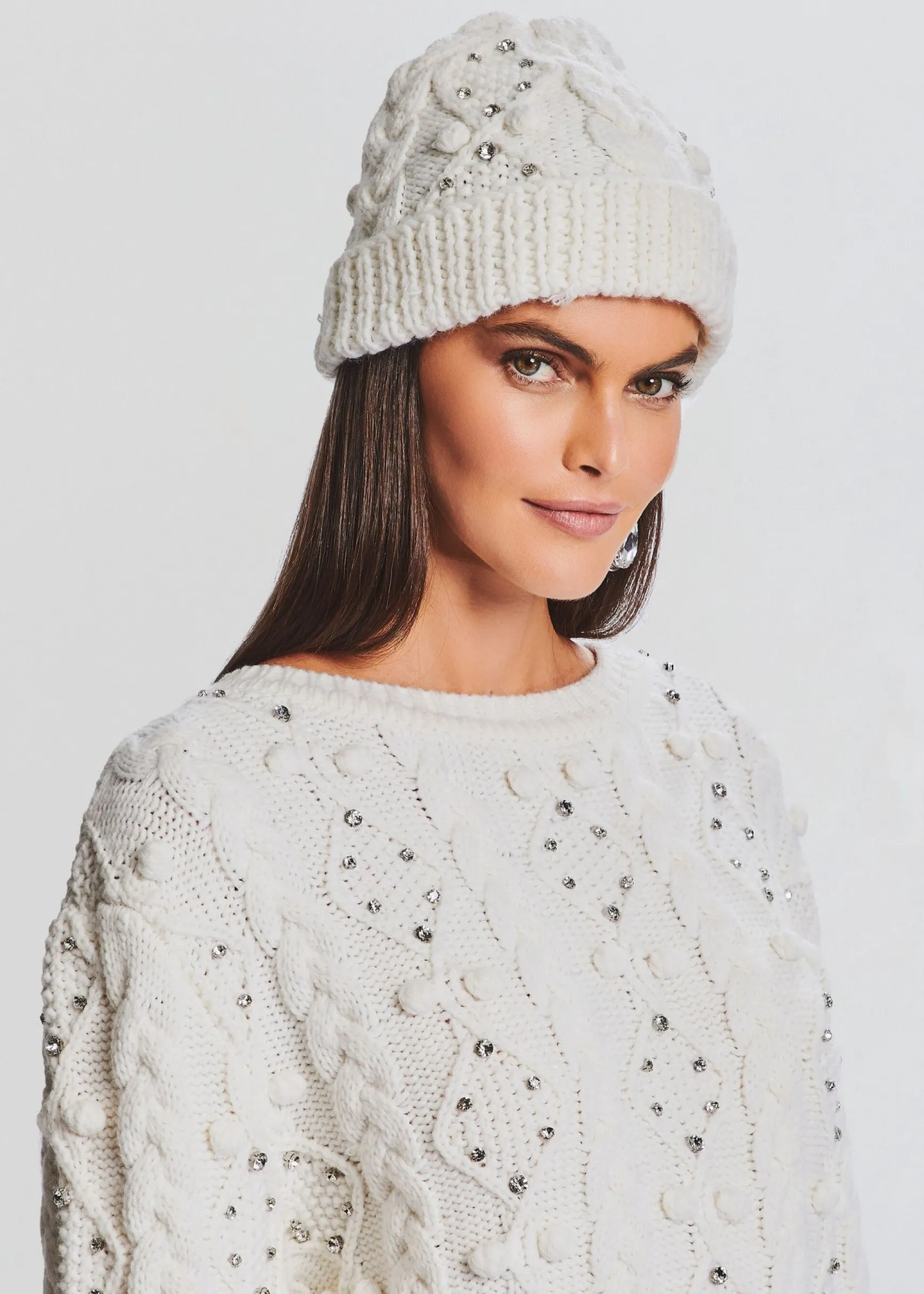 evia_embellished_knit_hat_0-2.webp Accessories*Retrofete Evia Embellished Knit Hat Ivory