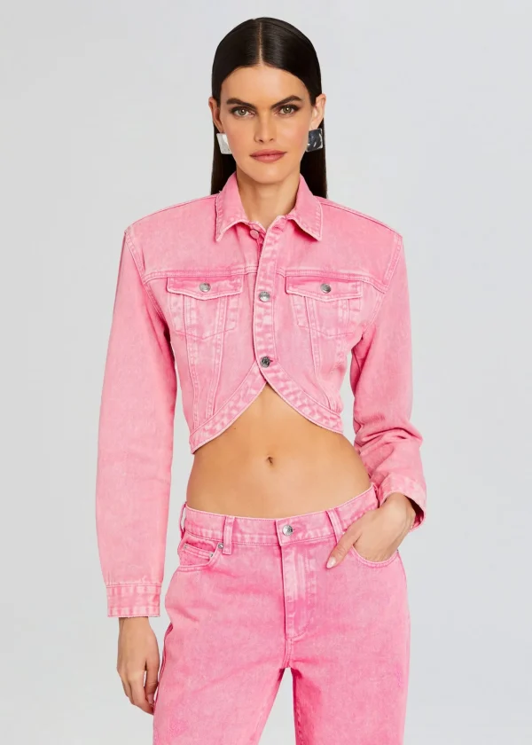 Jackets*Retrofete Faith Denim Jacket Malibu Pink