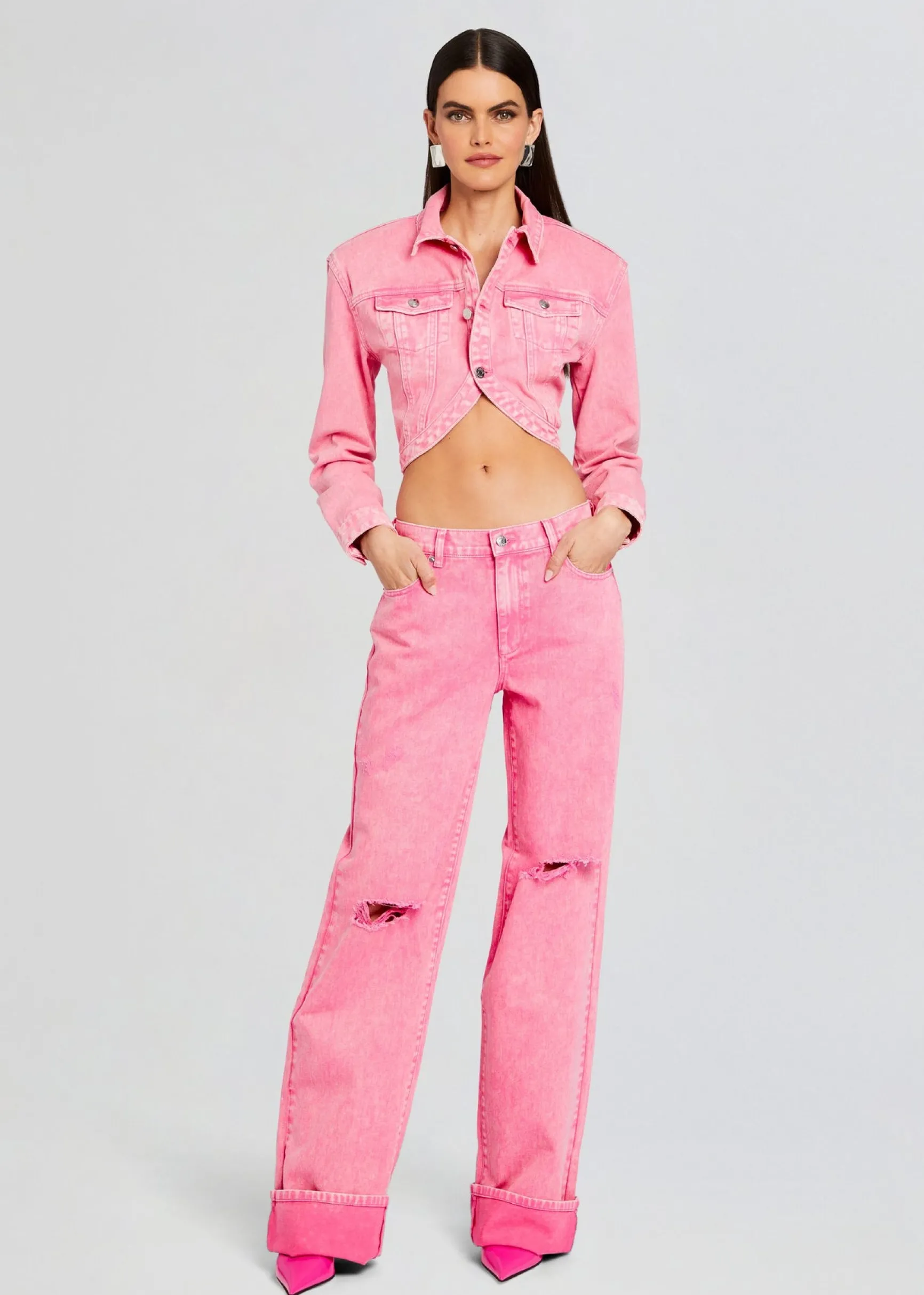 faith_denim_jacket_1.webp Night Out*Retrofete Faith Denim Jacket Malibu Pink