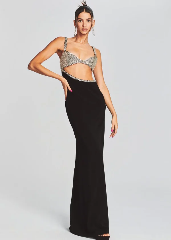Guest Of*Retrofete Fernanda Dress Black/Silver