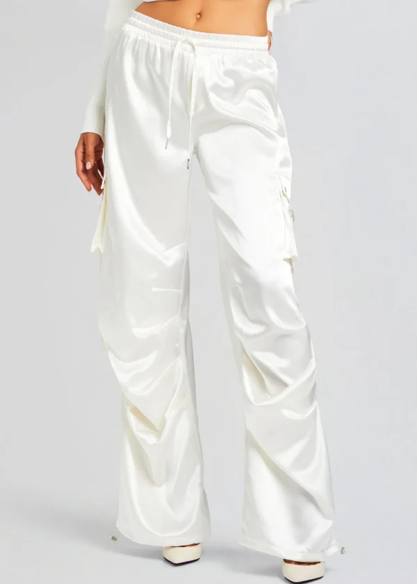 Resort '24*Retrofete Finley Cargo Pant Winter White