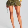 Bottoms*Retrofete Finn Cargo Skirt Vintage Army Green