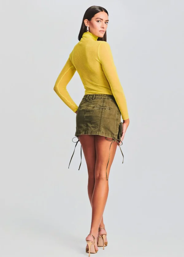 Bottoms*Retrofete Finn Cargo Skirt Vintage Army Green