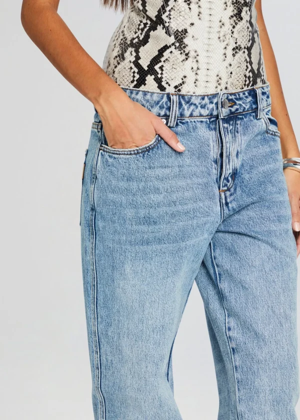 RETROFÊTE*Retrofete Flora Denim Pant Tangier