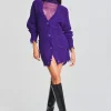 Dresses*Retrofete Florence Sweater Dress Violet