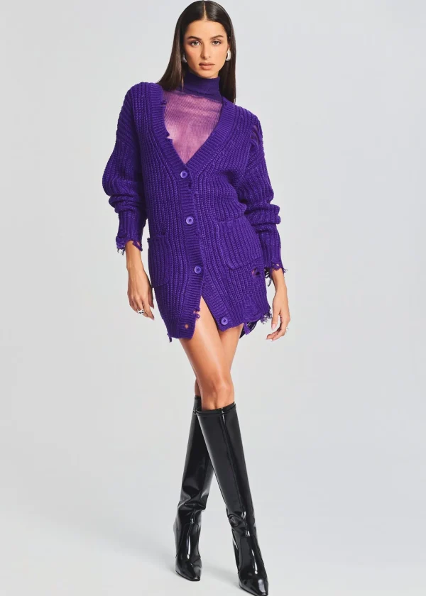 Dresses*Retrofete Florence Sweater Dress Violet