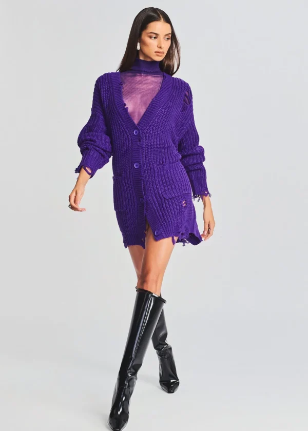 Dresses*Retrofete Florence Sweater Dress Violet