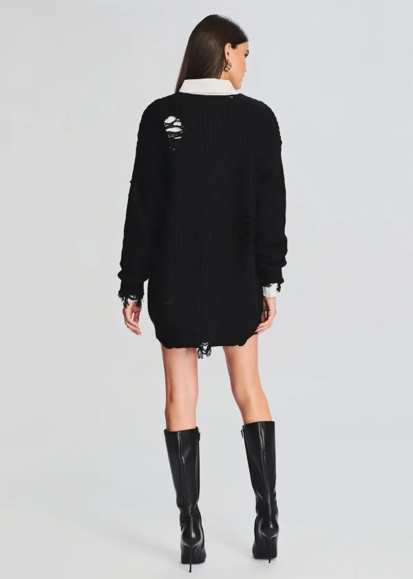 Dresses*Retrofete Florence Sweater Dress Black