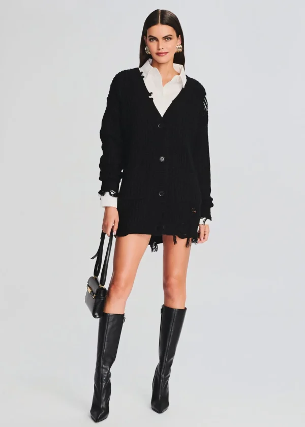 Dresses*Retrofete Florence Sweater Dress Black