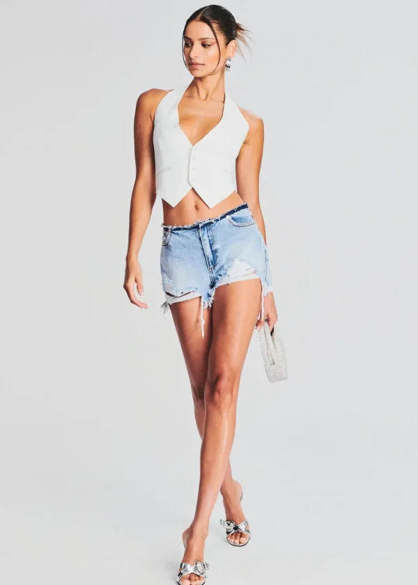Day to Night*Retrofete Florence Vest White