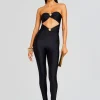 Jumpsuits*Retrofete Fluer Lycra Jumpsuit Black