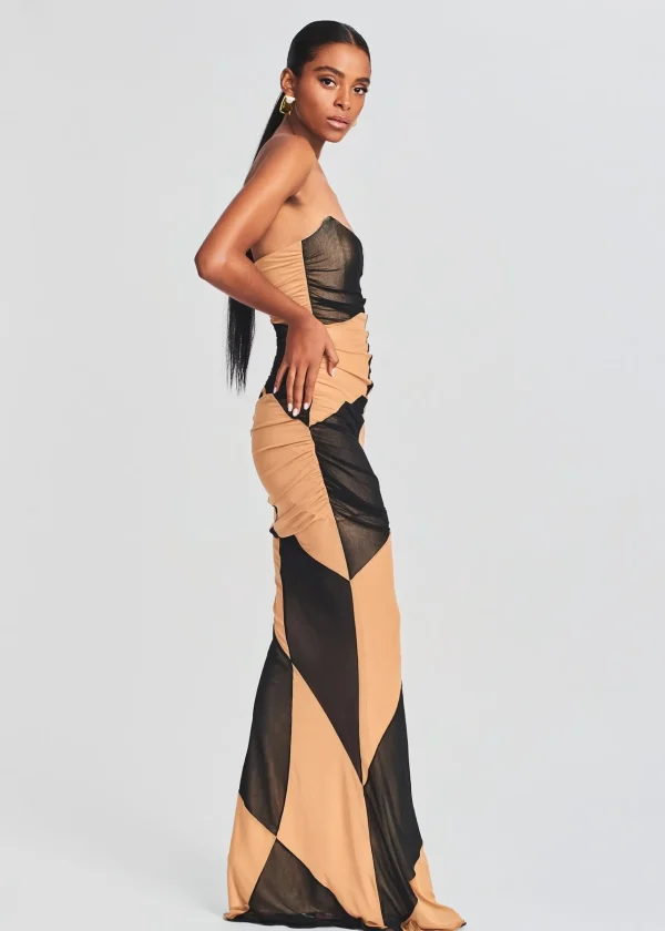RETROFÊTE*Retrofete Ford Dress Black/Nude