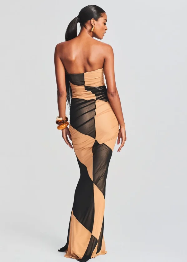 RETROFÊTE*Retrofete Ford Dress Black/Nude