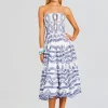 Resort '24*Retrofete Galik Midi Dress Klein Blue