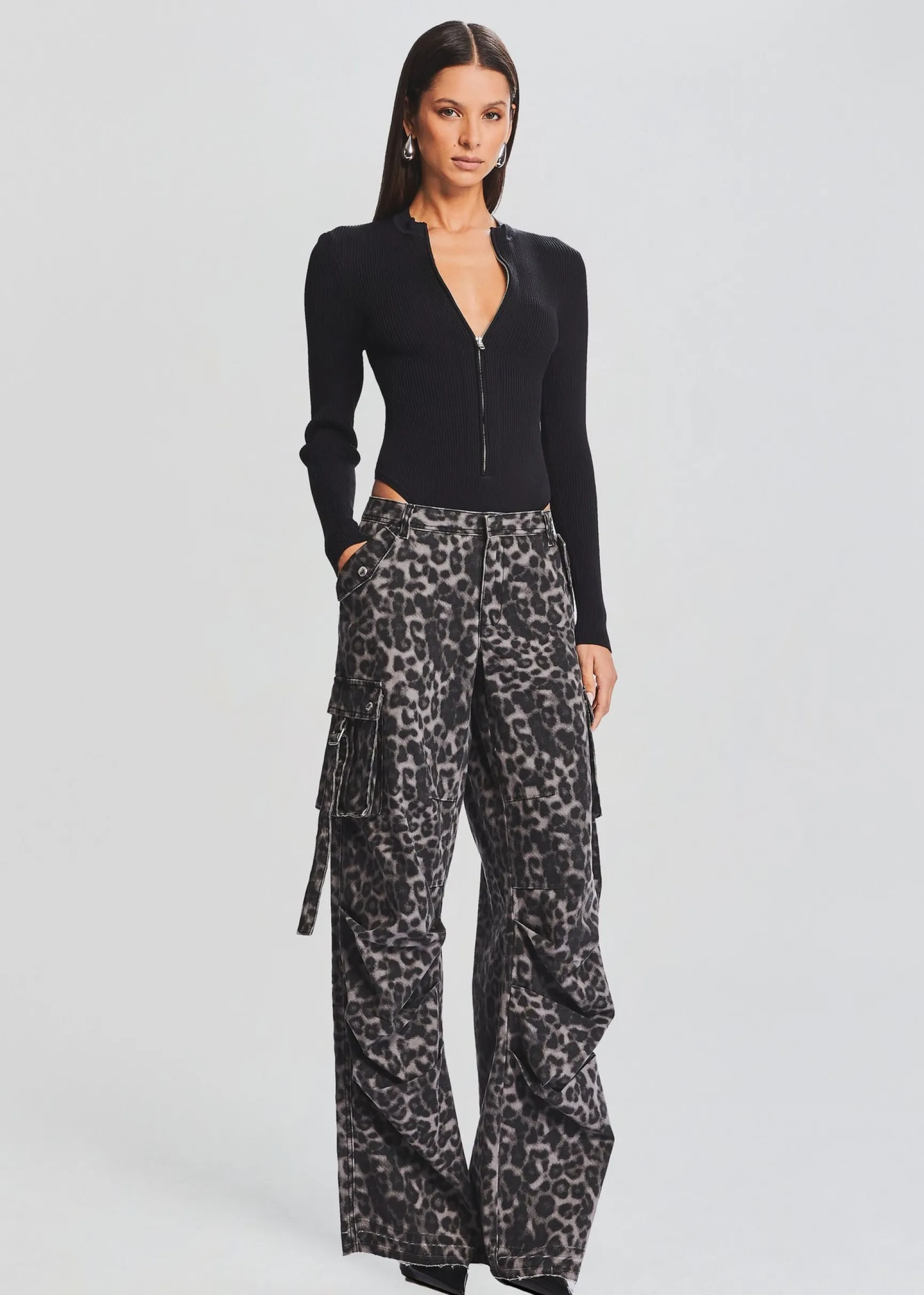 geo_rib_knit_bodysuit_1.webp Day to Night*Retrofete Geo Rib Knit Bodysuit Black