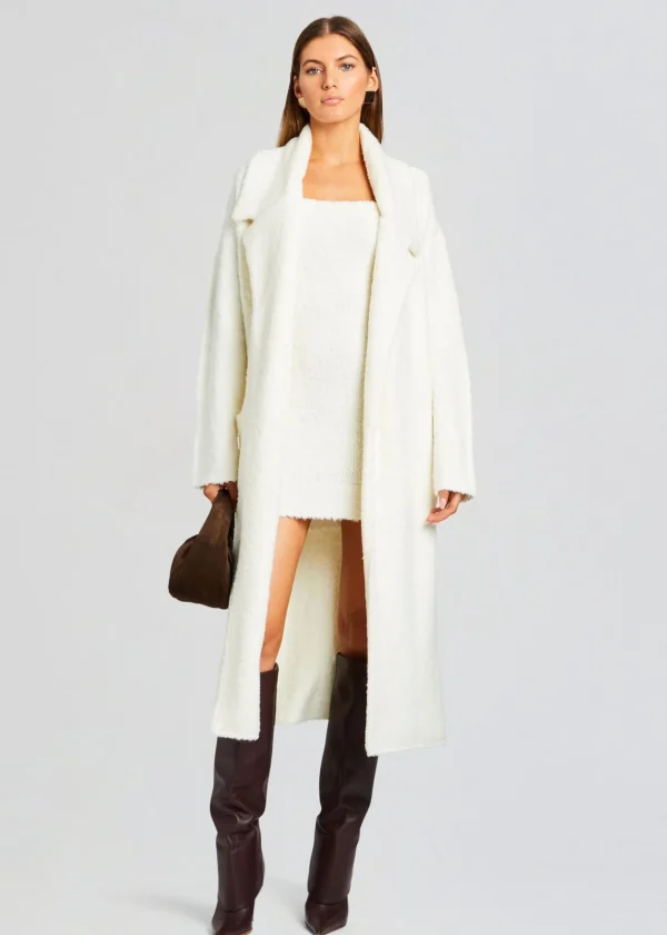 Mini*Retrofete Georgiana Boucle Dress Winter White