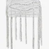 Subtle Shimmer*Retrofete Georgina Crystal Bag Clear/Silver