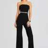 Business Chic*Retrofete Glenda Jumpsuit Black/Silver