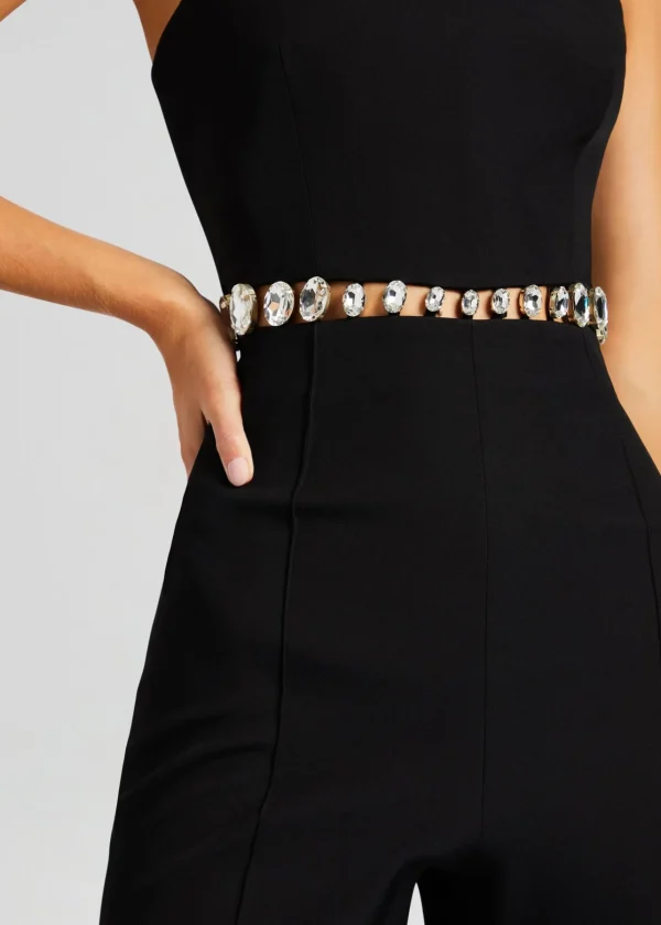 Jumpsuits*Retrofete Glenda Jumpsuit Black/Silver