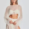 Neutral Moments*Retrofete Grace Cropped Shirt Cream